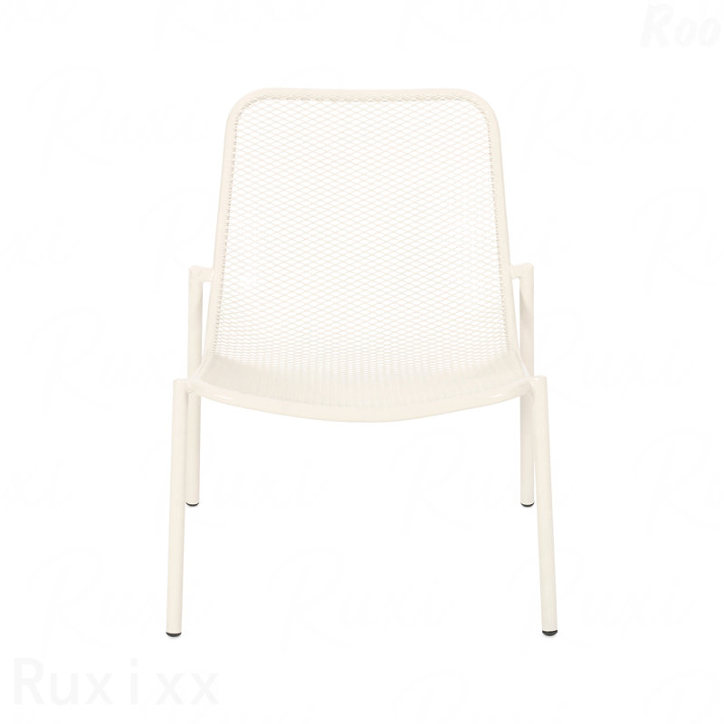 Patio Chair, Matte White