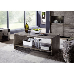 Pure Acacia Solid Wood Frame Coffee Table