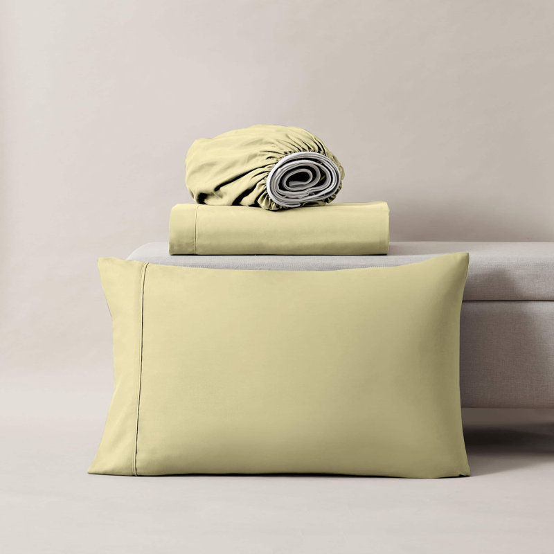 Ensemble de draps en micro-fibre, Ivoire, Double TG
