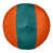 Orange / aqua