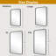 Miroir de salle de bain Aria-1934000712-1934000716
