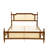 Queen Size Pine Wood Bed With Headboard And , Walnut Color, Stylish Chic Pine, Tone, Robust-552524342