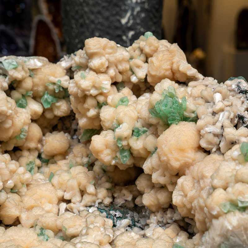 Apophyllite Crystals On Stilbite  From India