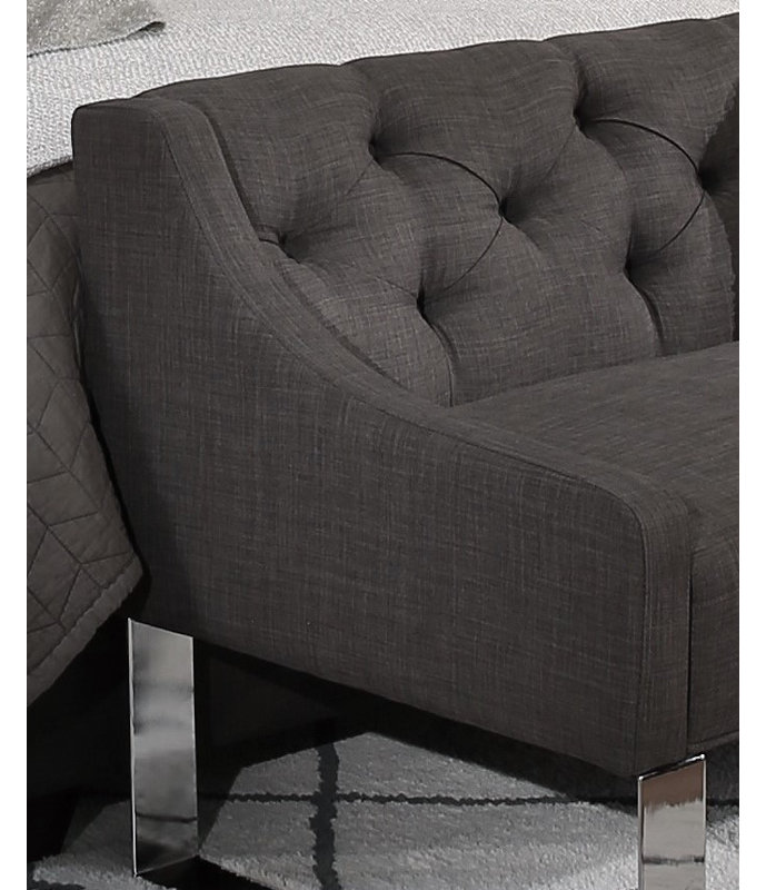 Almon Polyester Upholstered Bench