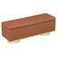Faux Fur Upholstered Storage Bench-1477825065