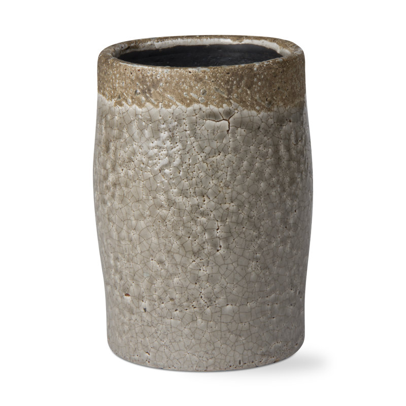 Vase rustique émaillé Crackle