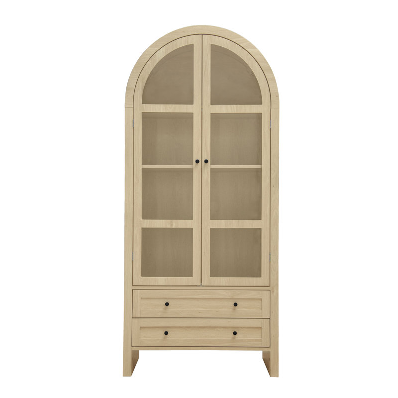 70.28" Tall Arched Kitchen Pantry