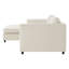 Canapé modulaire en L avec coussins amovibles l 99,25 po Fleetwood-138000607