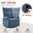 Recliner Chair, 360° Swivel Rocking Recliner for Living Room,Rocker Recliner Chair With Side Pockets-485641843