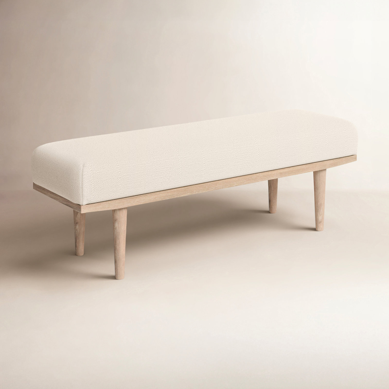 Thorin Bench, Brown, Beige