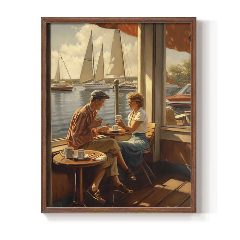 " NAUTICAL Series DCXLI ", 11" H x 9" W, Walnut