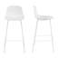 Tabouret de comptoir en polyuréthane à dossier bas H 26 po Botyo-894026192-895150712
