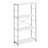 Chrome 4-Tier Rectangular Bookshelf (Bookshelf)-947006947