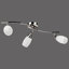 Arjon 3-Light 60cm Silver Ceiling Spotlight Bar