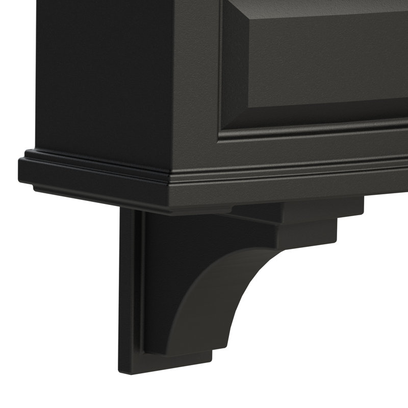 Nantucket Planter Bracket Plant Stand, Black