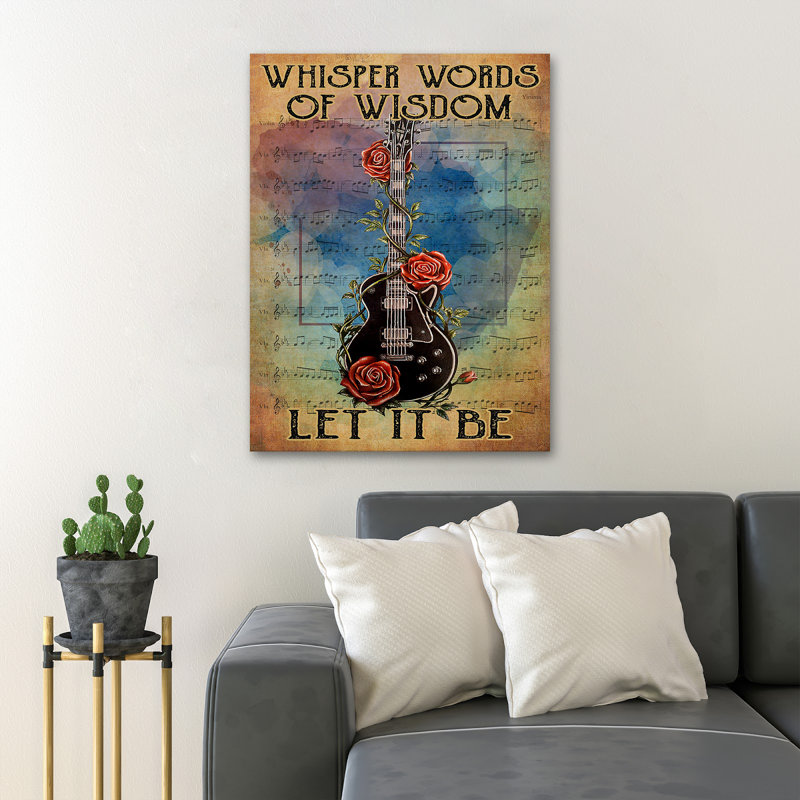 Piano et roses - impression sur toile tendue, H 20 po x l 16 po x P 2 po