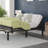 Overton Anti-skid Upholstered Adjustable Bed Base with Wireless Remote-862380088