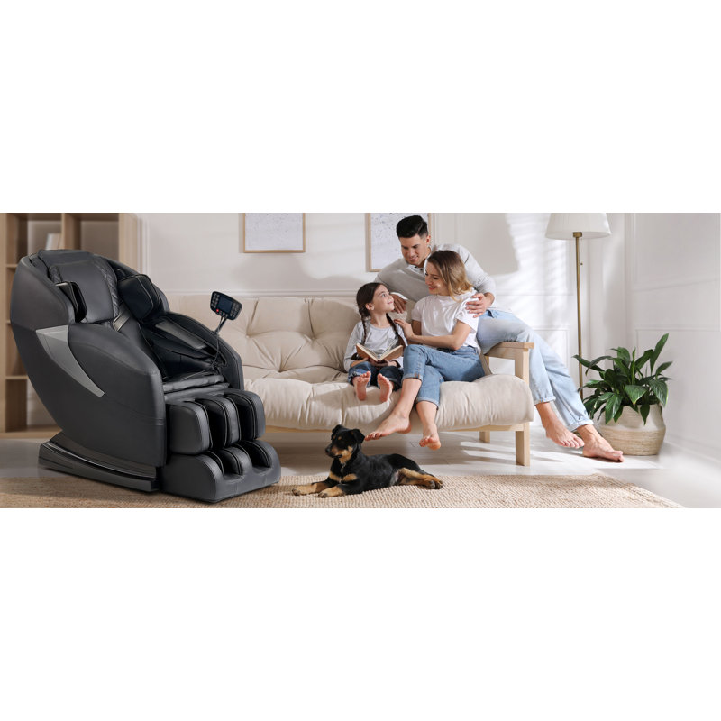 Fauteuil de massage Mazzup, Similicuir noir