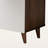 Jorin 6-Shelves Two Tone Dark Brown Finish Storage Computer Desk, 46.8" H X 60.3" W X 23.36" D