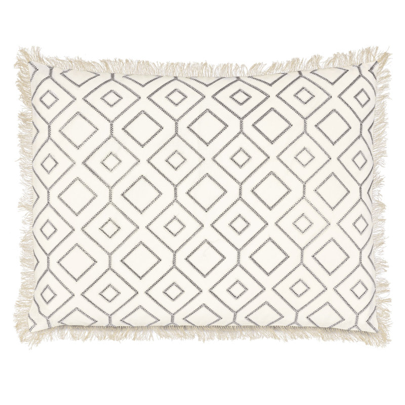 Freya Polyester Blend Geometric Sham Set, Standard