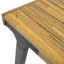 Table de salle à manger en bois de style moderne, résistante aux intempéries, 48,67 lb