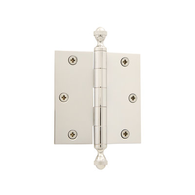 3.5" Acorn Tip Residential Hinge with Square Corners