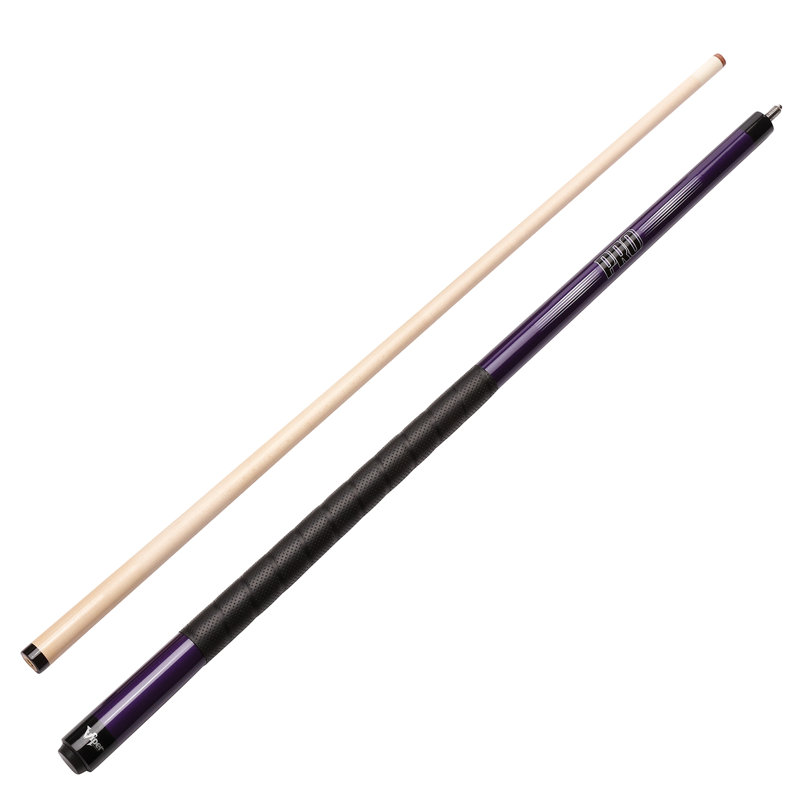 Viper Sure Grip Pro Purple Cue And Casemaster Q-Vault Supreme Black Cue Case