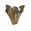 Bol décoratif décoratif en métal Beige-105356407