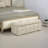 Pransh Velvet Upholstered Storage Bench-1082916184