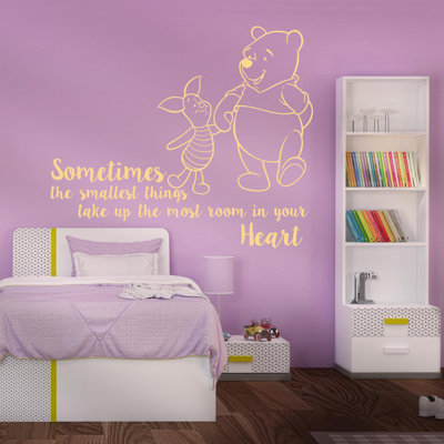 Décalcomanie murale winnie classic the pooh chambres