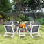 Chaise Adirondack pliante en PEHD Rakesh-730036810