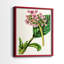 AntiqueFloralFolio III - reproduction encadrée de qualité supérieure - prête à être accrochée - aucun clou requis - aucun clou requis-488776839-488776838