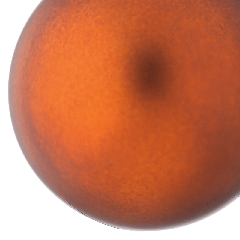 Boule en plastique incassable 100 mm mat , Cuivre