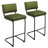 Ambrine Low Back Tufted Velvet Upholstered Counter/Bar Stool with Steel Sled Frame-89351469-89351470