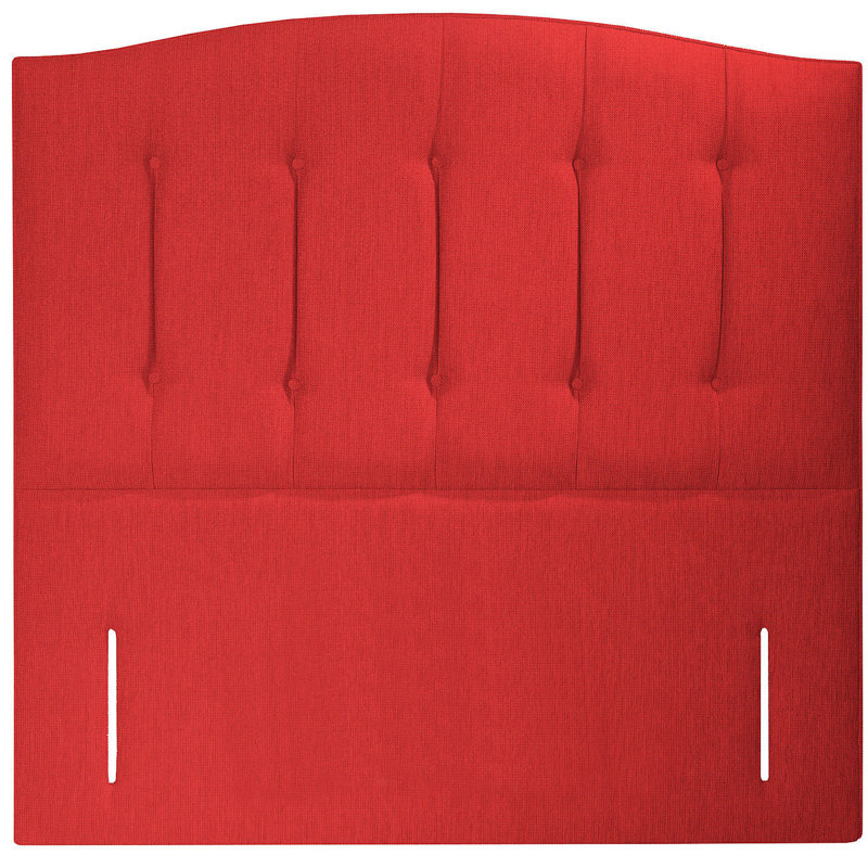 Porta Upholstered Headboard, King (5'), Red, Chenille