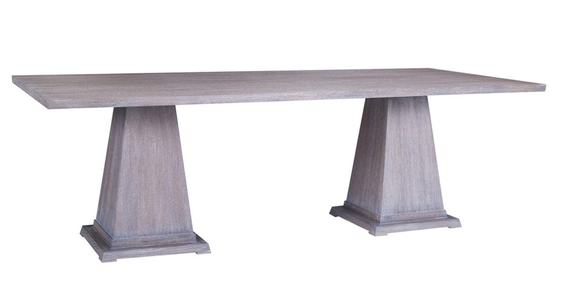 Chaddock Wedge Double Pedestal Dining Table | Perigold