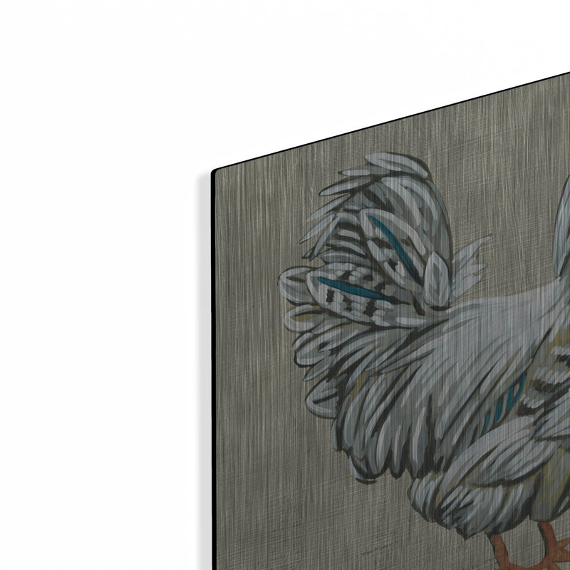 «Roost 3» par Chariklia Zarris, art mural en métal, H 12 po x l 12 po