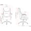 Fauteuil de direction ergonomique en cuir véritable Orlande