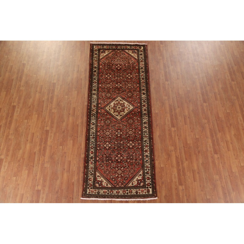 Tapis de couloir géométrique traditionnel 4 x 10