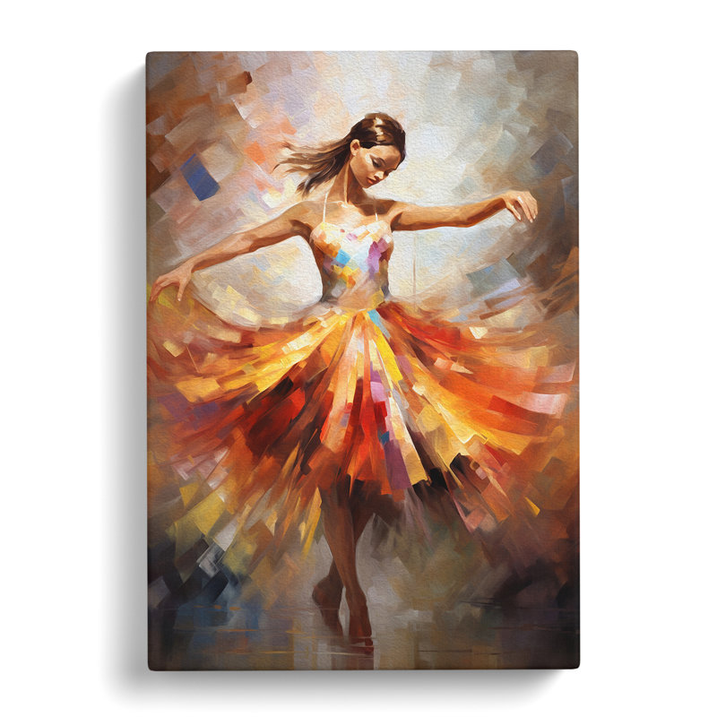Ballet Dancer Modern - Wrapped Canvas, 60cm H x 40cm W x 3cm D
