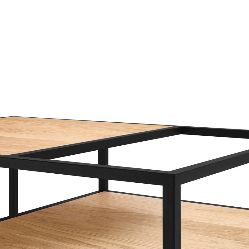 Yunisber Frame Coffee Table, Black