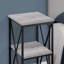Table d'appoint, table d'appoint, table de bout, table de chevet, lampe, stratifié, métal, contemporain, moderne-1062254189-1062254188