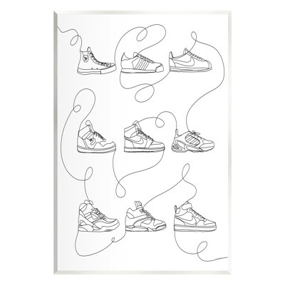 Imprimé Bb-709-Wood Line Doodle sur panneau de fibres à densité moyenne par Kamdon Kreations