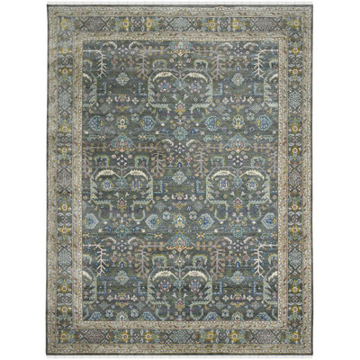 Bristol Hand Knotted Wool Geometric Area Rug
