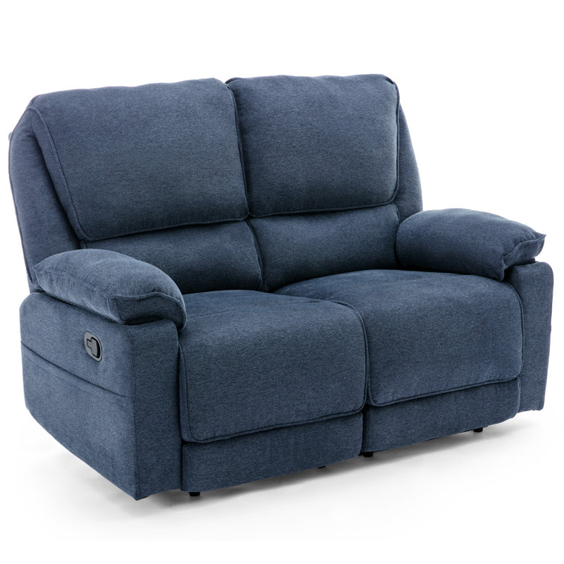 Sydney Latch Recliner 2 Seater Sofa, Blue