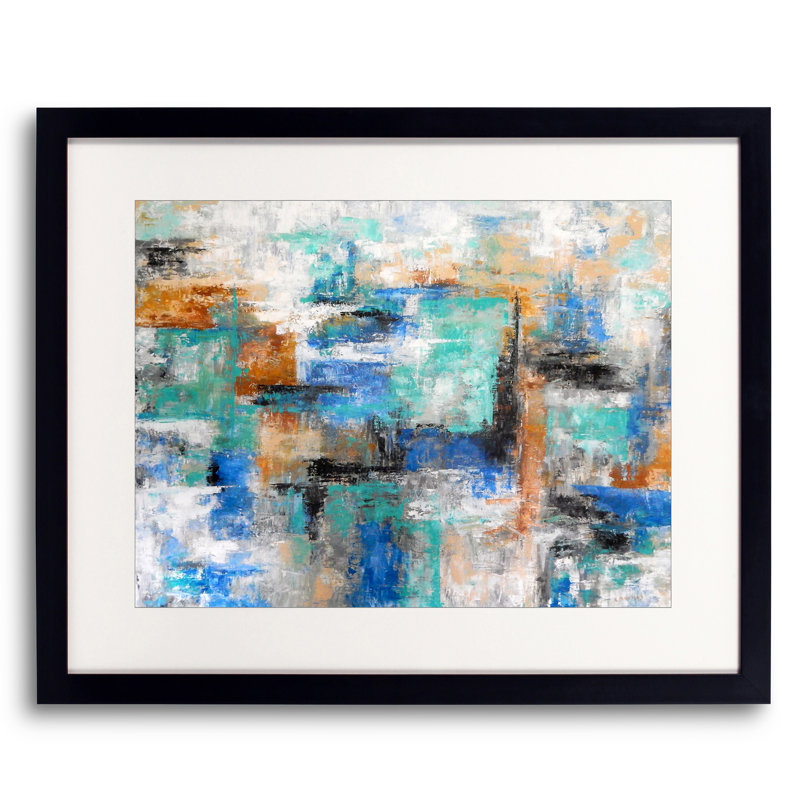 Moxie Print by Lisa Daniels, Black Framed Paper, 17.25" H x 21.25" W