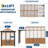 8x13FT Greenhouse Kit with Pergola, Cedar Frame & Polycarbonate Panels, Walk-in Design