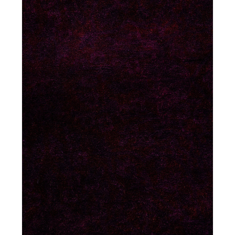 Overdyed One-of-a-Kind 6' 1" X 6' 1" Hand Knotted Area Rug