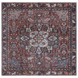 Ziebarth 176 M/W S/R Area Rug In Red / Navy