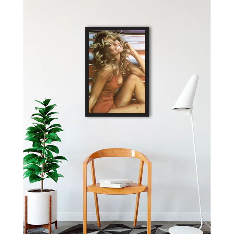 Farrah Fawcett, maillot de bain rouge, impression sur papier